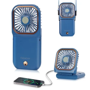 FADACHY Handheld Fan,Portable Hand Held Fan,Mini USB Rechargable Hand Fan 3000mA - Picture 1 of 1