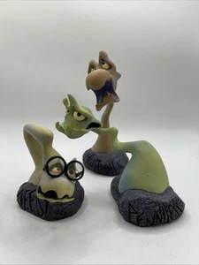 The Little Mermaid Poor Unfortunate Souls Statues Needy Penniless Stressed-Out - Picture 1 of 8