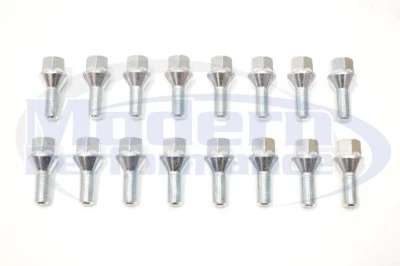 Pernos hexagonales cromados MPX (20) para Fiat 500L, 500X, Alfa Romeo 4C, Dart Foto 1 de 4