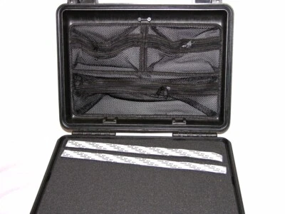 New Black Armourcase 1450 case includes cubed foam + Lid Organizer + nameplate - Image 1 of 4