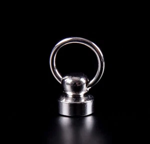 5pcs Silver CONNECTOR JOINT Medium Purse Wallet Chain Rope Key Safety Hardware - Picture 1 of 10