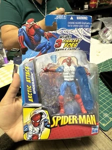 Spider-Man Artic Attack und 3 Heftigst Foes Battle Cards! Marvel Hasbro NEU!! - Bild 1 von 11