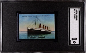 Lindt & Sprungli 1937 #1724 Titanic SGC 1 Oceanliner raramente visto - Imagen 1 de 2