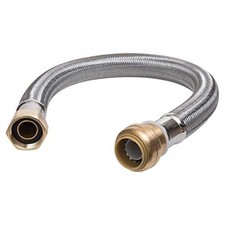 SharkBite U3088Flex18Lf 48240Lf Flexible Water Heater Connector 3/4" Fip, 18",