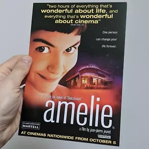 AMELIE (2001) Promotional A5 Flyer (Jean-Pierre Jeunet), Audrey Tautou NEW Paris - Imagen 1 de 2