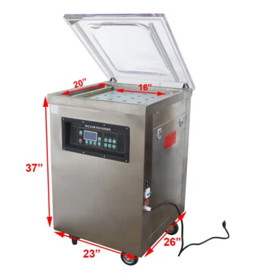 Vacuum Sealer Packaging Machine 16" x 20" Chamber Dry& Wet Food Sealing Machine - Image 1 of 4