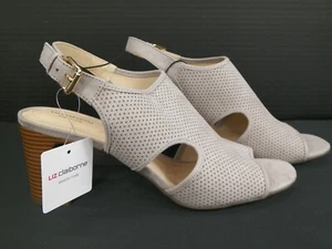 NUEVO CON ETIQUETAS Sandalias Liz Claiborne Goldwin Koala Tacones Mujer Talla 11 M - Imagen 1 de 7