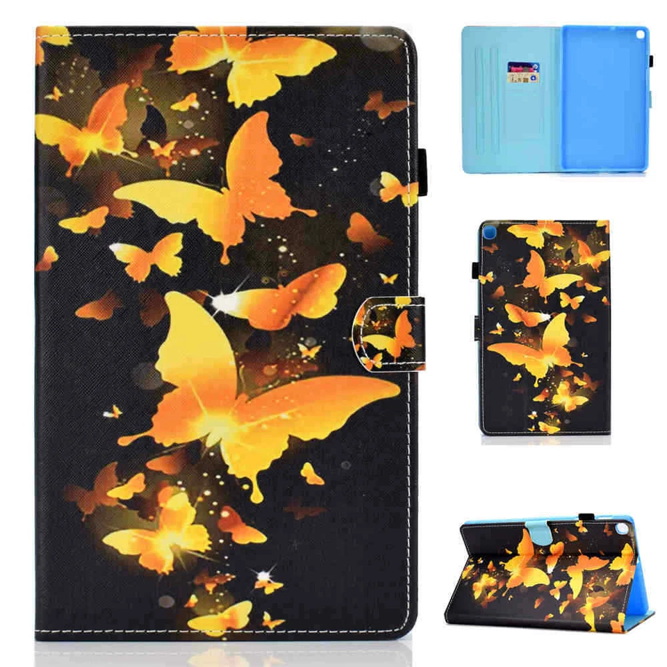Funda con soporte de cuero abatible para Samsung Galaxy Tab A 10.1 8.0 S6 Lite 10.4 P610 Foto 1 de 4