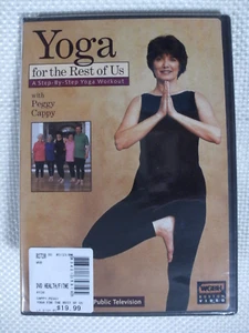Yoga for the Rest of Us DVD Step by Step Workout with Peggy Cappy - New & Sealed - Foto 1 di 2