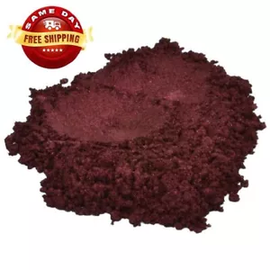 CRUCIBLE RED DARK MARRON MICA COLORANT PIGMENT POWDER COSMETIC GRADE 4 OZ - Picture 1 of 13