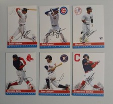 2018 Topps Throwback Thursday Set 91-96 Ozzie Albies Gleyber Torres Mookie Betts