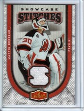 2006-07 Flair Showcase Stitches #SSBR Martin Brodeur JERSEY - New Jersey Devils