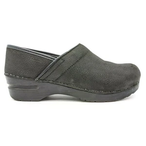 Zoccoli da infermiera comodi in pelle nera Sanita donna 8 - 8,5 / 39 - Foto 1 di 10