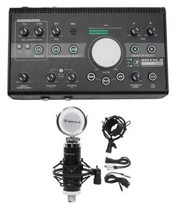 New Mackie Big Knob Studio 3x2 Monitor Controller 96kHz USB I/O+Condenser Mic - Picture 1 of 11