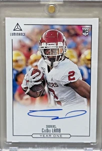 2020 Panini Luminance Ceedee Lamb Year One Rookie Auto - Picture 1 of 2