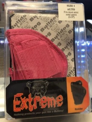 Funda Pink Bulldog Extreme talla uno se adapta a la mayoría de los mini semiautomáticos. (lcp) Foto 1 de 4