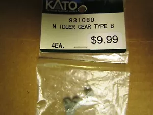 PARTE # 931080 SCALA KATO N CONFEZIONE DA 4, INGRANAGGI FOLLI TIPO 8, NUOVI IN CONFEZIONE - Foto 1 di 2