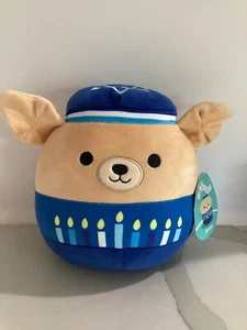 Squishmallows STEVON the Hanukkah Labrador Dog Plush 9” - Picture 1 of 6