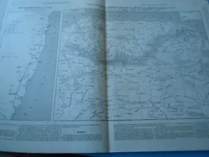 Gravure 1857 - Carte de Kabylie Du Djurjura et de la Medjana - Foto 1 di 1