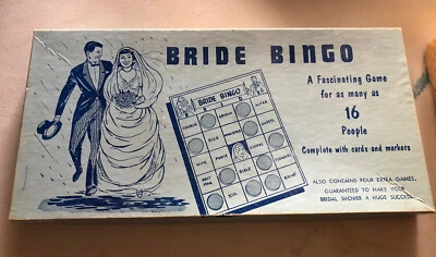 1957 BOARD GAME "BRIDE BINGO" NO. 1027 THE LEISTER GAME COMPANY - Image 1 of 2