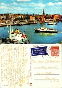 Postal de colección - Puerto de Kiel Halen, Alemania - Imagen 1 de 1