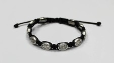 Medjugorje Handmade Bracelet with Guardian Angel and St. Michael medal 