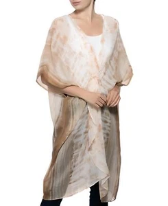 Inc International Concepts Tie-Dyed Knot Cover Up, Neutral - Picture 1 of 3