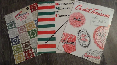 Star Puritan Book #114/Star Treasure Books #76 & 126 - Vtg '50s Crochet Patterns - Image 1 of 4