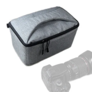 Waterproof DSLR Camera Bag Insert Case Storage Partition For Canon Nikon Lens - Picture 1 of 18