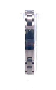 Men's Titanium w/ Stainless Steel .02ct Diamond Accented ID Bracelet  - Picture 1 of 8