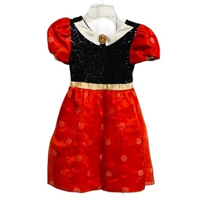 Minnie Mouse Disney Store Dress Up Costume Black/Red/White Polka Dot Size 5/6 - Picture 1 of 9