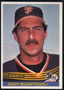 1984 Donruss #309 Andy McGaffigan Giants 