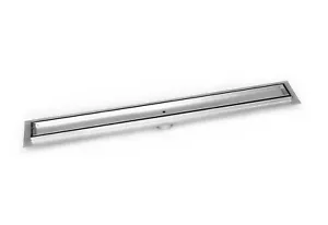 SereneDrains 304 SS 40 Inch Brushed Nickel Tile in Linear Shower Drain Kit Long - Picture 1 of 9