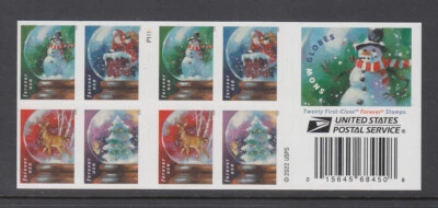 US #5819b Snow Globes  Complete DS Booklet of 20 Forever Mint Never Hinged - Image 1 of 2