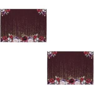 2 PCS Blumenhintergrundtuch Kind Studio-Requisite Fotohintergrund - Bild 1 von 12
