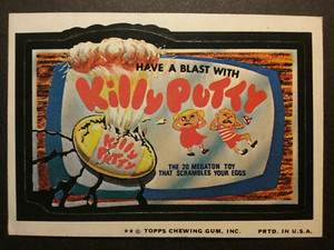 1974 TOPPS WACKY PACKAGES 9th SERIES  KILLY PUTTY  EXCELLENT