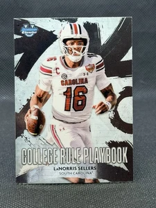 2025 Bowman Chrome U LaNorris Sellers COLLEGE RULE PLAYBOOK #CRP-3 Gamecocks - Picture 1 of 2