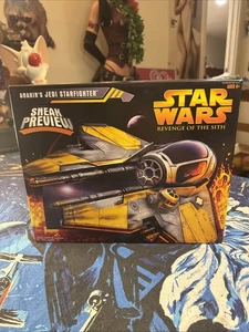 2005 Star Wars Rache der Sith Anakin's Jedi Starfighter Hasbro Brandneu - Bild 1 von 21