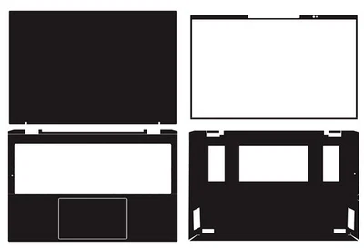 Carbon Vinyl Sticker Cover Skin for MSI AI+Evo 2025 MS-13Q3 (13.3") Laptop Decal - Image 1 of 4