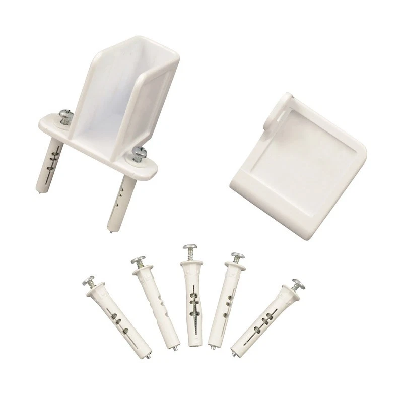 Soportes de pared laterales de plástico Organized Living 1464-6621-11 Foto 1 de 1