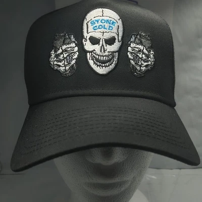 New Era Stone Cold Steve Austin Can Crushing WWE 9Forty Snapback Sombrero Negro Raro Foto 1 de 4