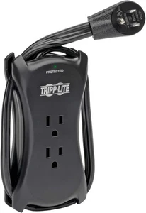 Tripp Lite 3 Outlet Portable Surge Protector Power Strip, 18in Cord - Picture 1 of 9