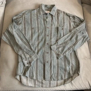 Awesome - Vintage - Armani Jeans - Southwestern Style - Button Down Shirt - XL - Picture 1 of 7