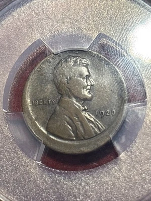 1920 lincoln cent 15% Off Center Mint Error Pcgs Fine  12 Free Shipping - Image 1 of 4