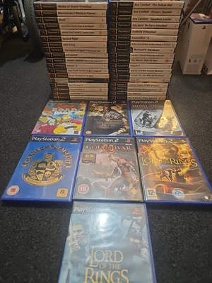 PS2 PlayStation 2 Game Bundle 45 Games Including Joblot - Image 1 of 4