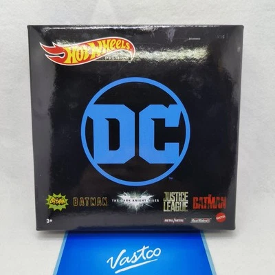 Hot Wheels Premium DC Comics BATMAN Exclusive Batmobiles Box Set Sealed GRM17 - Image 1 of 4