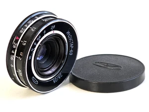 SERVICED! Industar-69 28mm F/2.8 USSR Wide Angle Pancake Lens for Chaika M39. - Picture 1 of 13