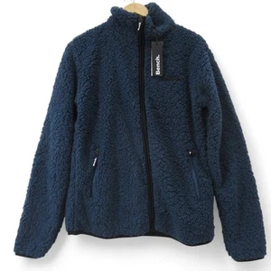 Bench Women's Fleece Jacket Size UK 14 Dark Blue Outdoors With Tags - Preloved  - Picture 1 of 24