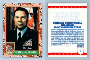 General Colin Powell #2 Desert Storm 1991 Topps (Uk) Trading Card - Picture 1 of 1