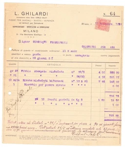 Invoice Milano Buckles for Rivets Sandals Semnza Ghilardi 1919 QXD3628 - Picture 1 of 1